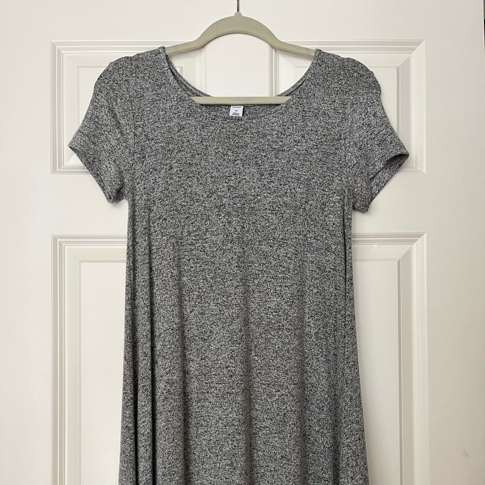 Old Navy Grey T-Shirt Dress